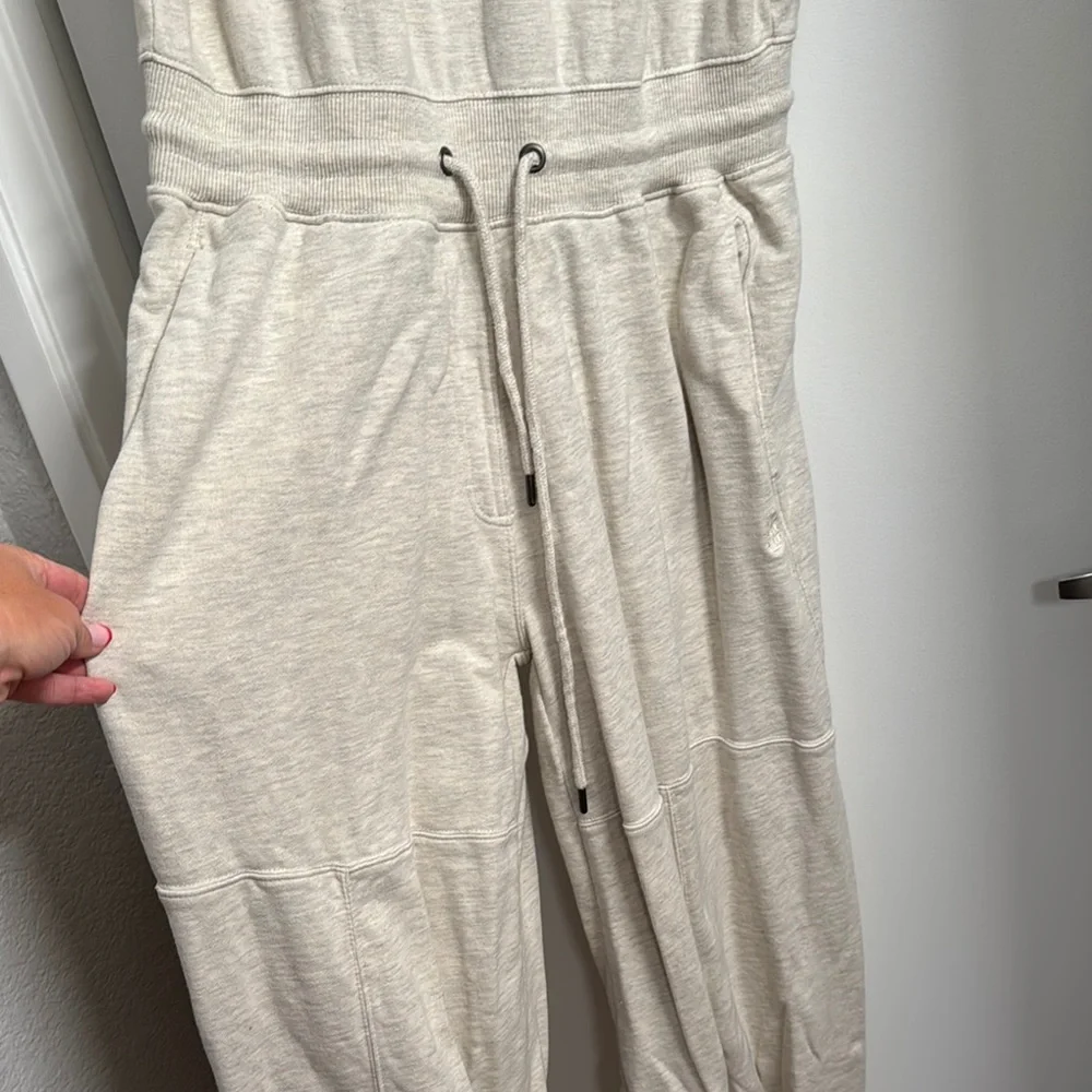 FP Movement Cream Jumpsuit with Self-Tie Waist - Picture 4 of 8